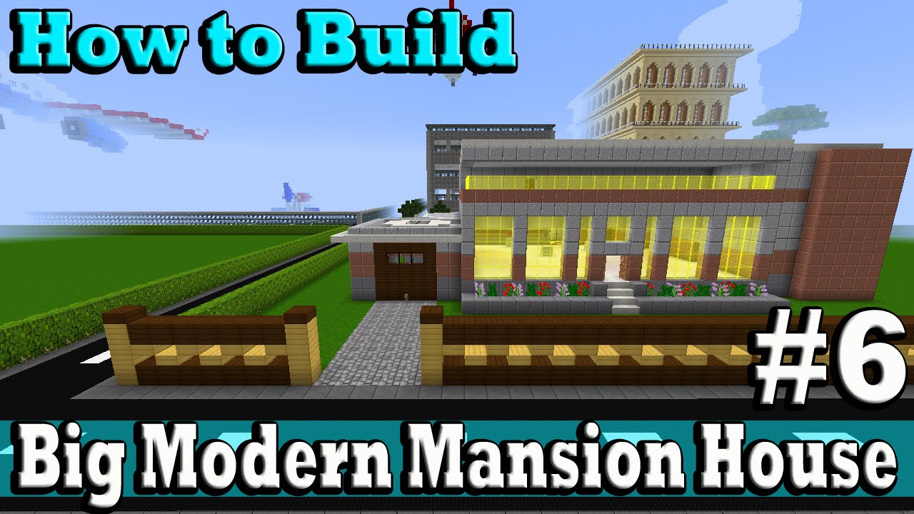 Minecraft how to build a big mansion