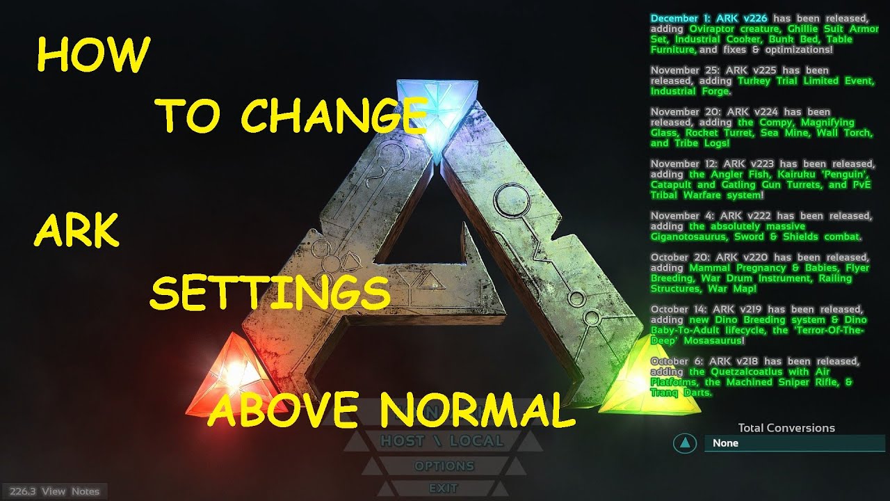 Ark survival evolved how to change map setting