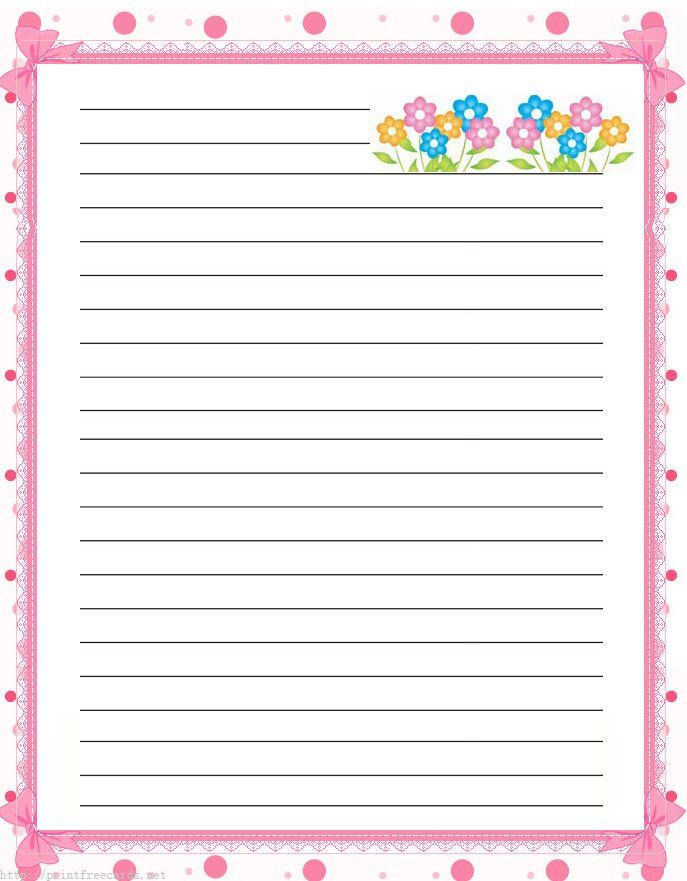 Lined paper with border pdf