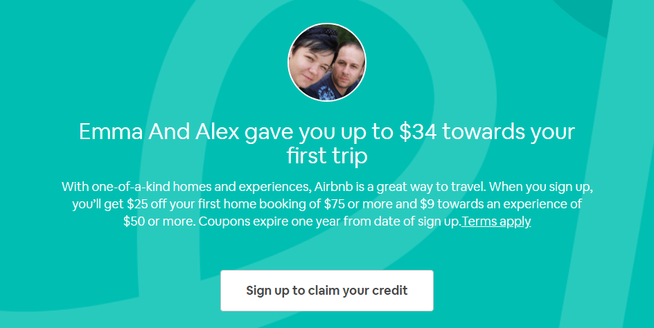 Airbnb how to get the 40 off for the first