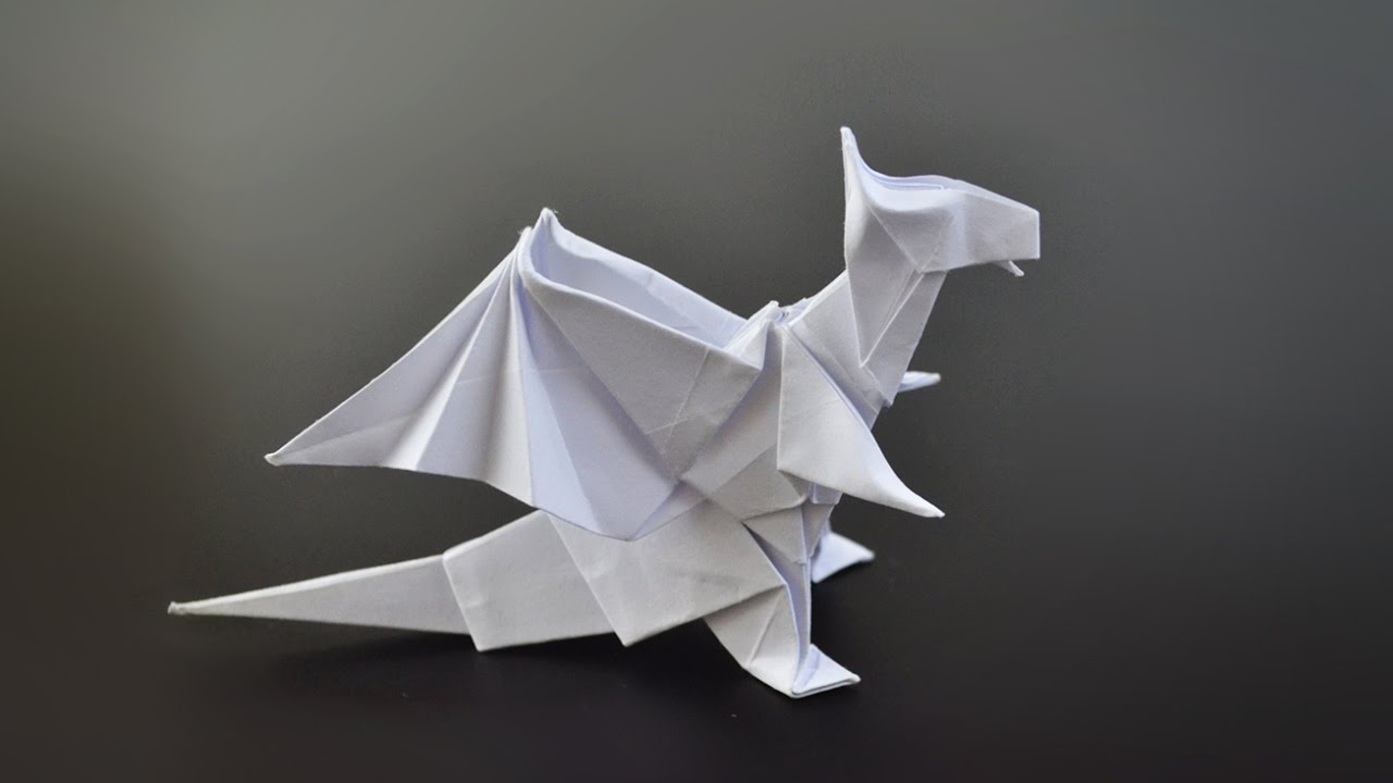 origami snake dragon instructions