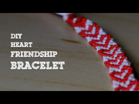 friendship bracelets heart pattern instructions