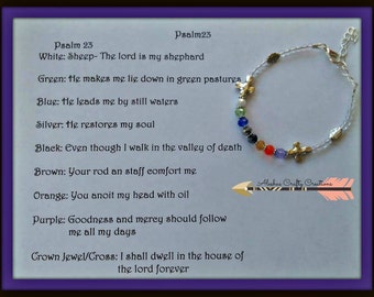 psalm 23 bracelet instructions