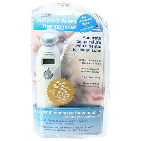 exergen temporal artery thermometer instructions