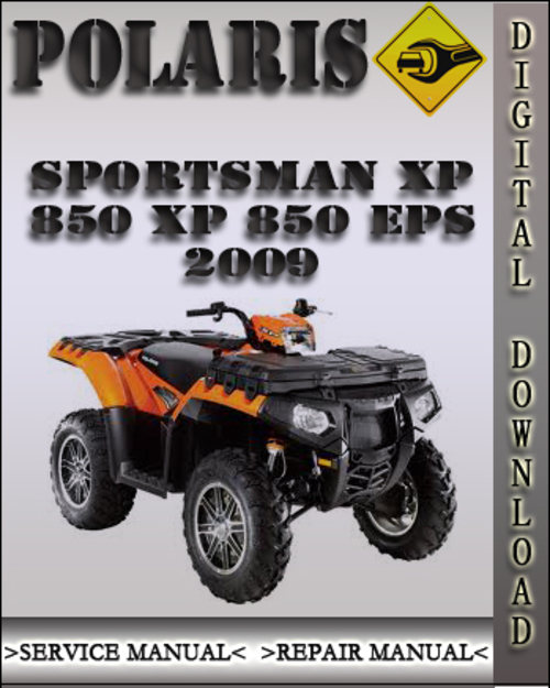 polaris sportsman 850 xp service manual