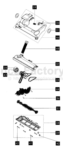 manual for dyson for model 213551-01