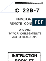 urc22b-15 universal remote instructions