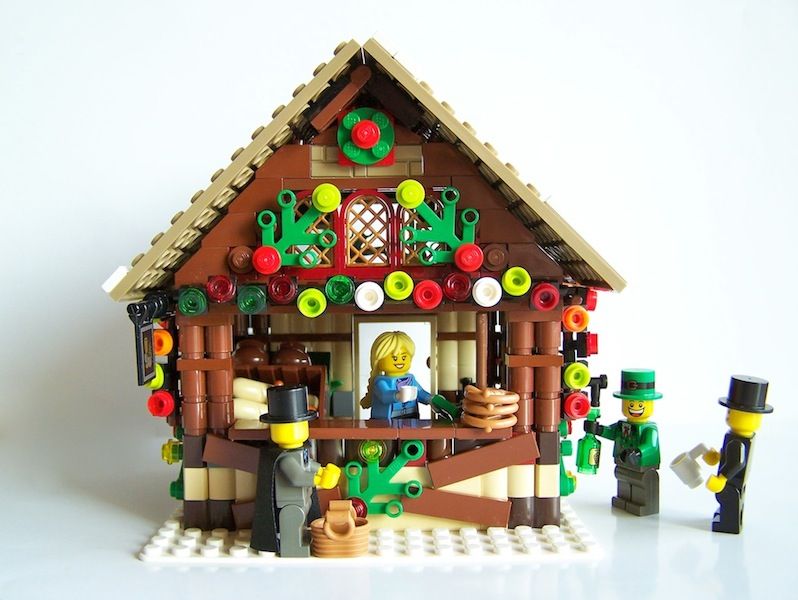 lego christmas village instructions