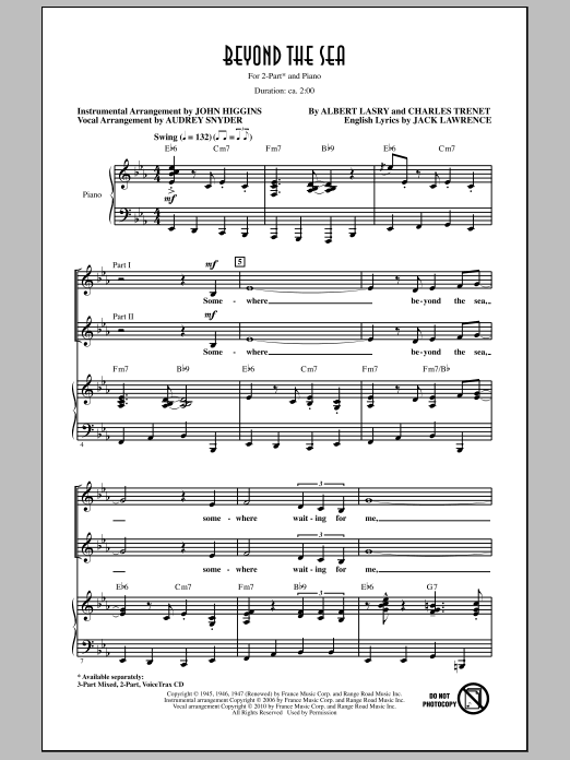 Beyond the sea ukulele chords pdf