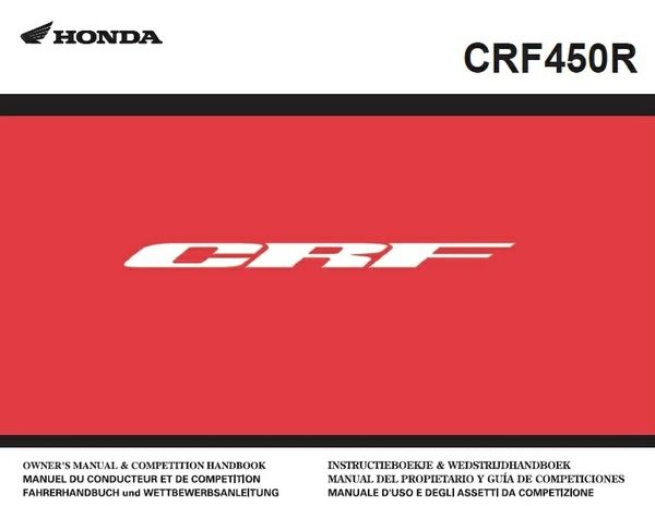 2010 honda crf450r service manual pdf
