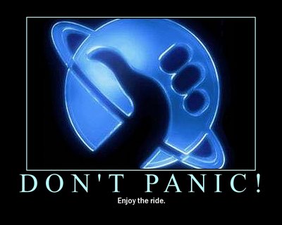 Oxymoron in hitchhikers guide to the galaxy