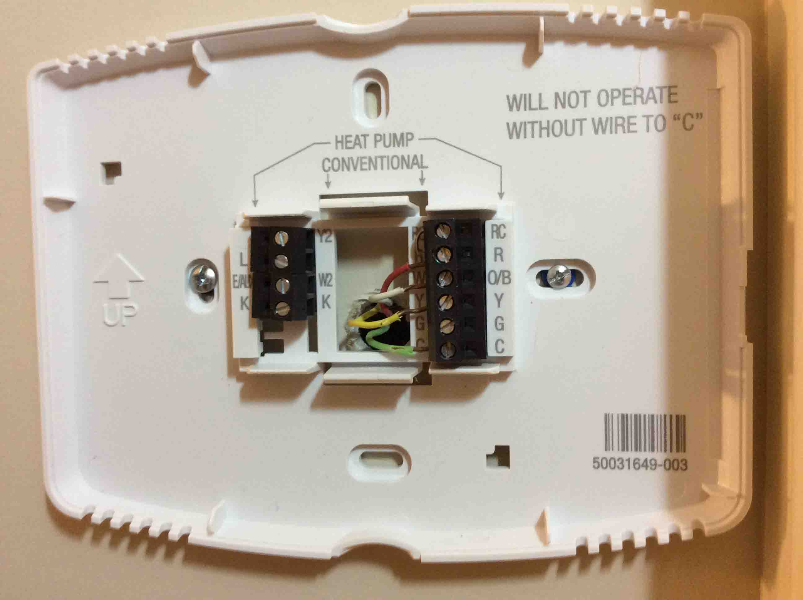honeywell thermostat wiring instructions