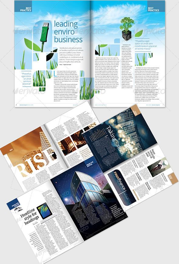 Creative magazine layout design pdf