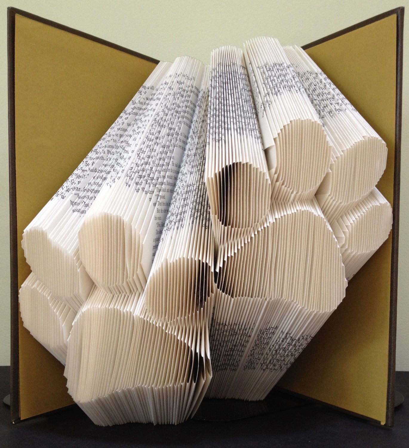 Folded book art instructions free