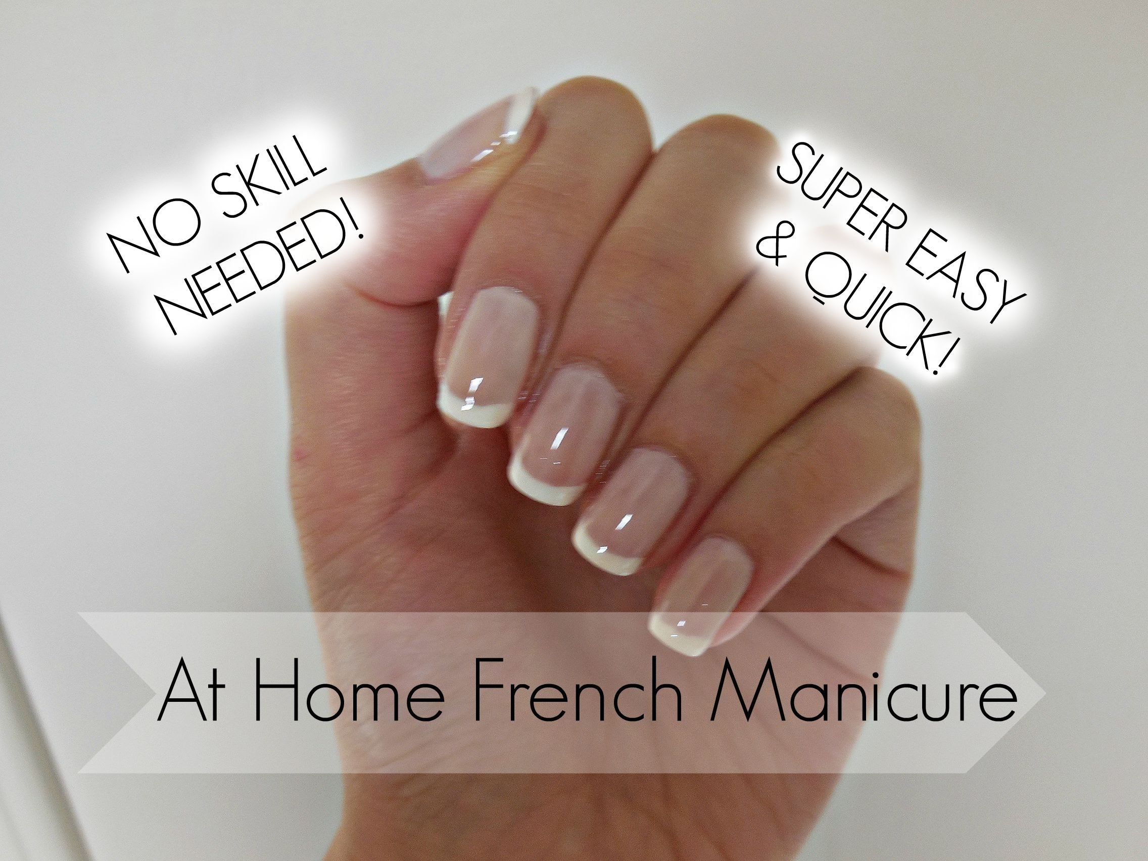 gel moment french manicure instructions