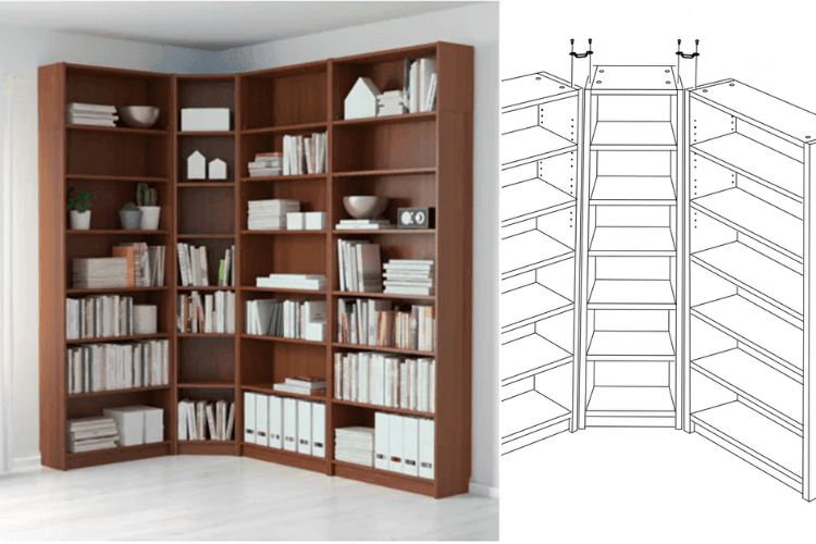 ikea billy bookcase instructions old