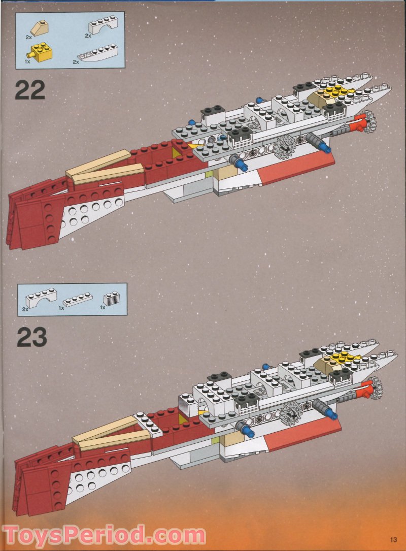 lego arc 170 starfighter 7259 instructions