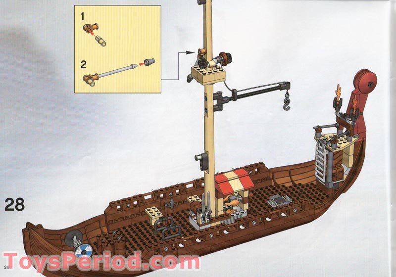 Lego pirate ship building instructions