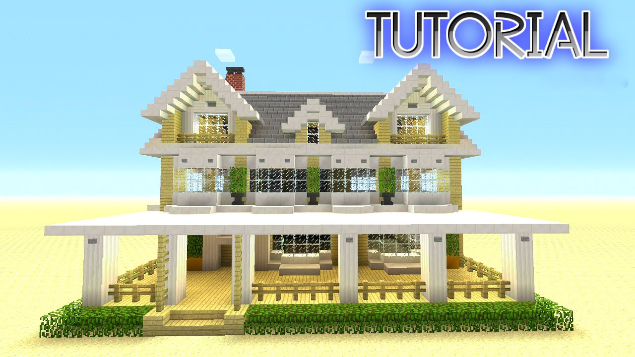 Minecraft how to build a big mansion