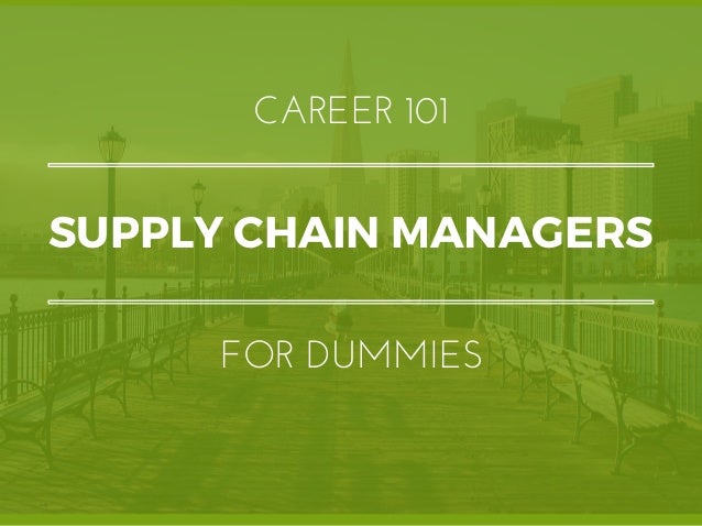 Supply chain analytics for dummies pdf