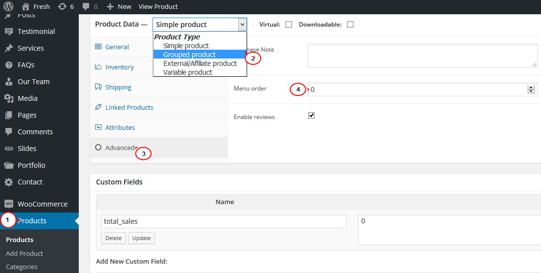 Woocommerce how to change order of products