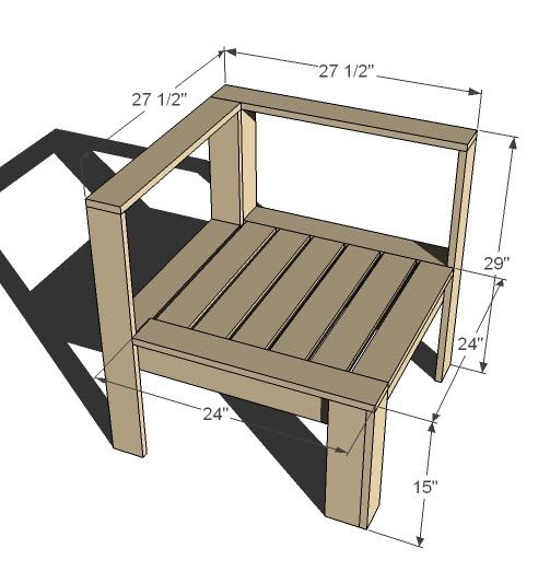 wooden pallet chair instructions